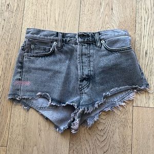 Heron Preston denim shorts. Mint condition.